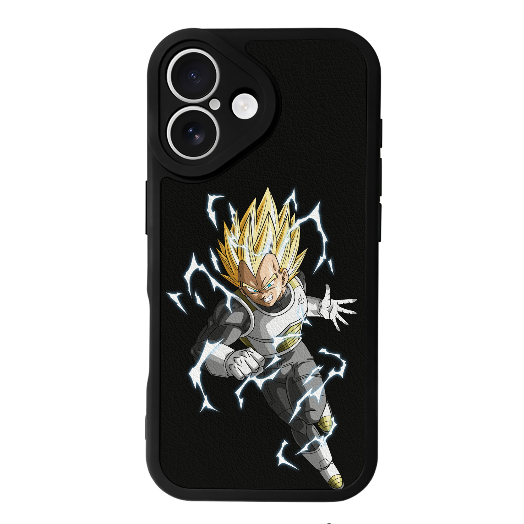 （画像用） ドラゴンボール ベジータ四世（Bejīta Yonsei）DRAGON BALL Vegeta IV 【iPhone 16シリーズ対応】シリコンスマホケース（レザー調） 材質：シリコン